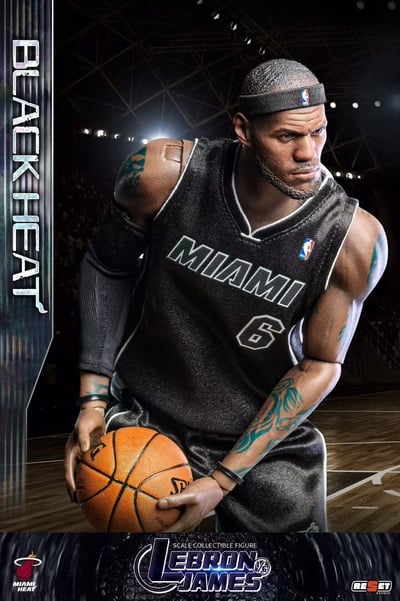 【可動人偶】ResetStudio-可動眼 熱火詹姆斯黑熱套裝8