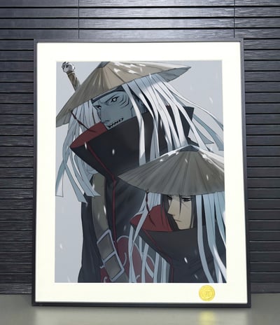 【週邊】H2工作室－火影忍者 鼬鬼鮫 裝飾畫2
