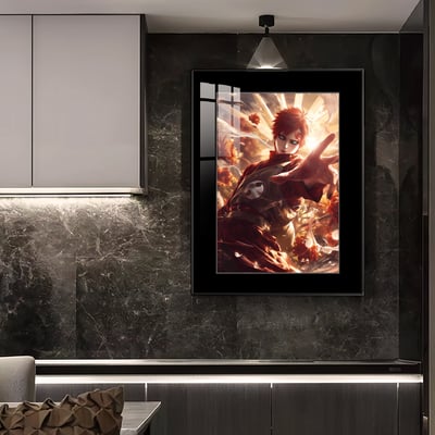 【週邊】橘子工作室－火影忍者 我愛羅 沙暴送葬 裝飾畫4