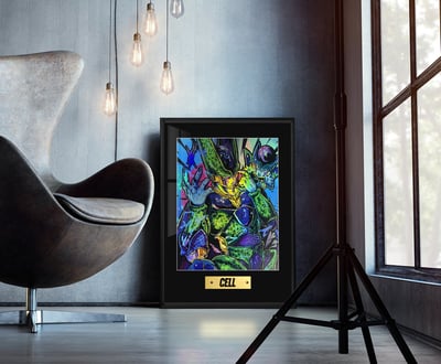 【週邊】千鳥社－七龍珠 沙魯雷射 裝飾畫6