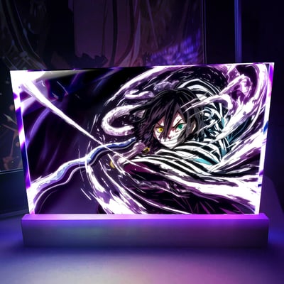 【週邊】阿喵畫社－鬼滅之刃 發光卡磚展示架3