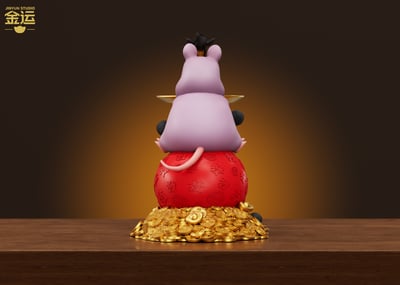 【宮崎駿】金運-studio－福袋坊寶寶 托盤擺件4