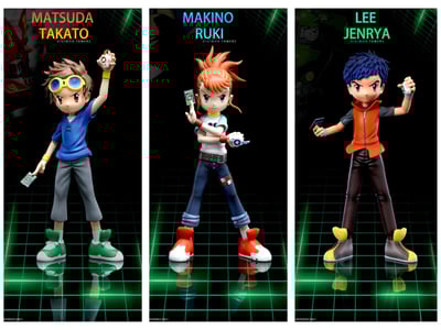 【數碼寶貝】AN STUDIO－馴獸師之王 圖鑑戰鬥人物共鳴 主角七人團7