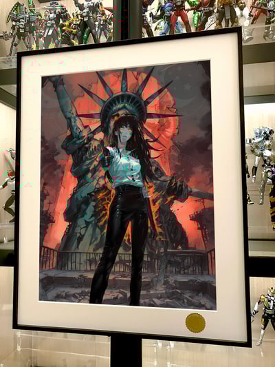 【週邊】星空工作室－電鋸人 三鷹朝 裝飾畫2