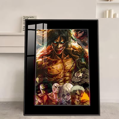 【週邊】橘子工作室－進擊的巨人 切片巨人海報 裝飾畫1