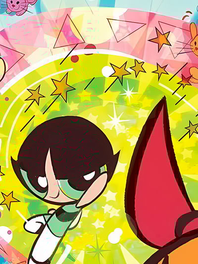 【週邊】星空工作室－飛天小女警 彩虹小女警 裝飾畫4