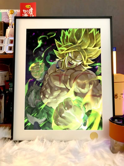 【週邊】星空工作室－七龍珠 布羅利 裝飾畫3