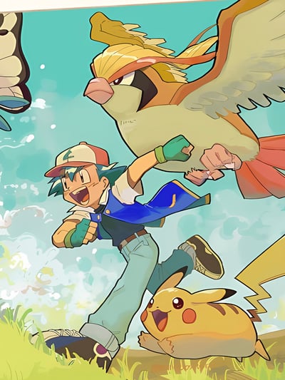 【週邊】星空工作室－寶可夢 出發吧小智 裝飾畫3