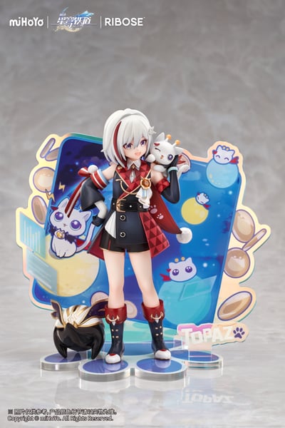 【正版授權】RIBOSE－崩壞：星穹鐵道 RISE UP+系列 小不點貓貓 托帕＆帳帳 Ver.10