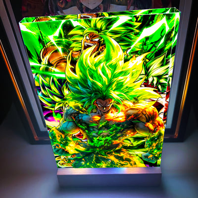 【週邊】阿喵畫社－戰力全開布羅利 發光展示磚1