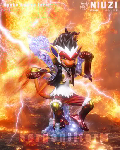 【寶可夢】牛子工作室-蛇人烈焰猴1