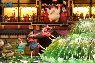 【宮崎駿】OPM-Studio-桌面場景系列 010 千與千尋 河神5