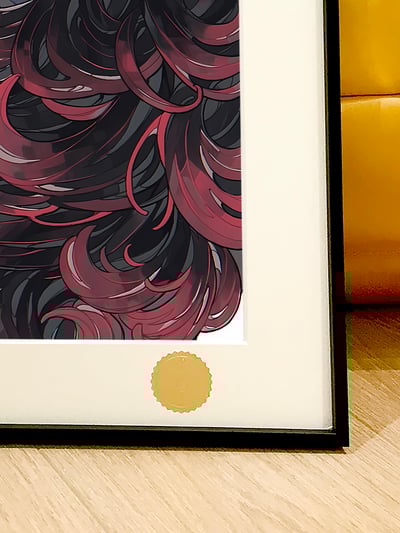 【週邊】星空工作室-黑死牟 Kokushibo上弦之壹鬼滅之刃無限城篇猗窩座炎柱動畫二次元裝飾畫5