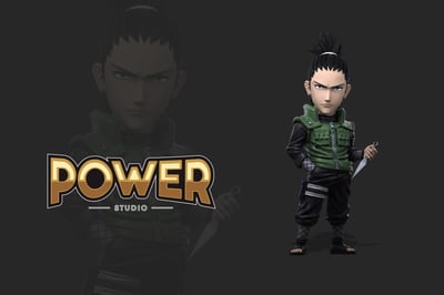 【火影忍者】Power studio-十二小強 第五彈 奈良鹿丸1