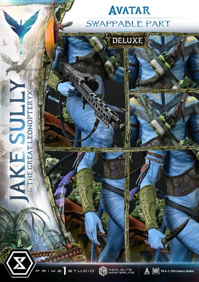 【正版授權】Prime 1 Statue－阿凡達 傑克·薩利＆獅鷹翼獸8