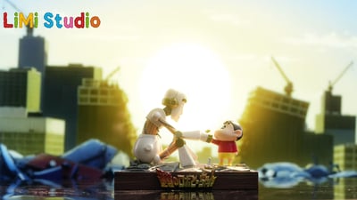 【蠟筆小新】LiMi工作室-小新與機器人爸爸2