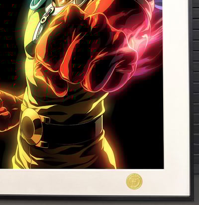 【週邊】H2工作室-埼玉老師 一拳超人光頭大魔王裝飾畫5