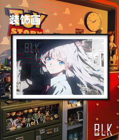 【週邊】巴洛克－原神 港風神里綾華 裝飾畫&冰箱貼1