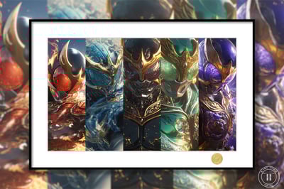 【週邊】H2工作室－假面騎士空我 全能形態 裝飾畫1