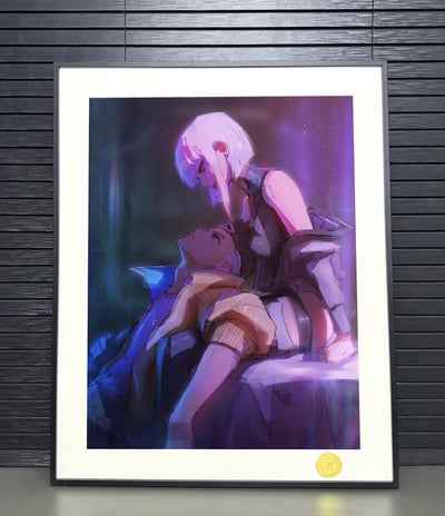 【週邊】H2工作室－賽博龐克 邊緣行者 露西大衛 裝飾畫2