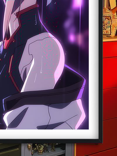 【週邊】巴洛克－電馭叛客：邊緣行者 雨中露西 裝飾畫＆冰箱貼3