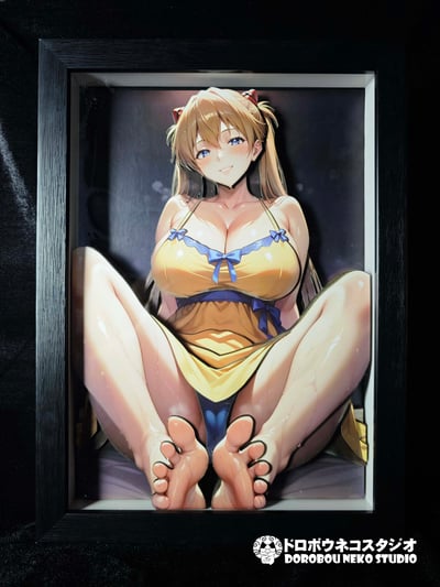 【週邊】泥棒貓工作室-明日香 立體裝飾畫2