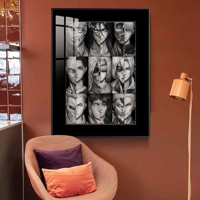 【週邊】橘子工作室-進擊的巨人 巨人化九宮格4