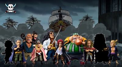 【海賊王】A+研究所-頂上戰爭 紅團 第六彈 本克賓治 猛士達3