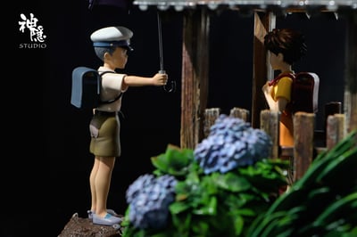 【宮崎駿】神隱工作室－剪影瞬間系列 龍貓雨幕裡的溫柔3