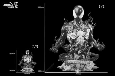 【漫威】27獄-蜘蛛人胸像系列 第二彈 共生12