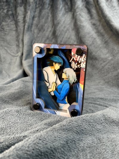 【週邊】萌萌匠-哈爾的移動城堡哈爾蘇菲立體壓克力磚擺台1