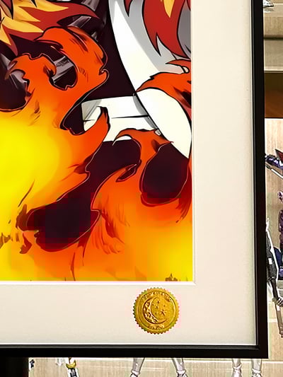 【週邊】星空工作室-炎柱 鬼滅之刃 無限城篇 九柱煉獄杏壽郎 Kyoujurou 動畫二次元裝飾畫3