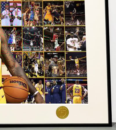 【週邊】H2工作室-NBA勒布朗詹姆斯老詹姆士裝飾畫5