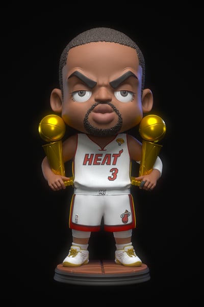 【運動明星】M3工作室-NBA 熱火 韋德8