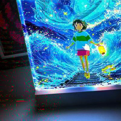 【週邊】阿喵畫社-白龍與千尋3