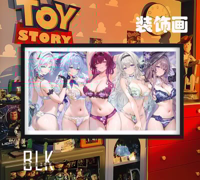 【週邊】巴洛克-崩鐵女團崩壞：星穹鐵道卡芙卡流螢飛霄遊戲二次元裝飾畫 冰箱貼1