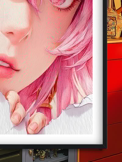 【週邊】巴洛克－原神  紙張八重神子 裝飾畫 & 冰箱貼4