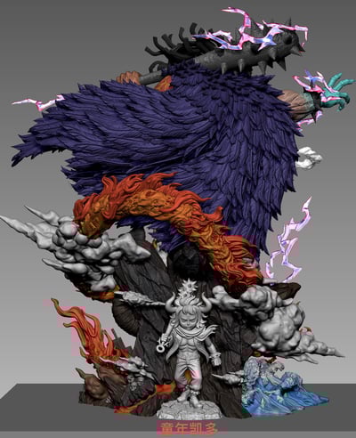 【海賊王】模還原-人形凱多8