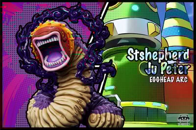 【海賊王】YZ工作室-未來島 蛋尖島 第16彈 農事武神 沙蟲‧庇特聖1