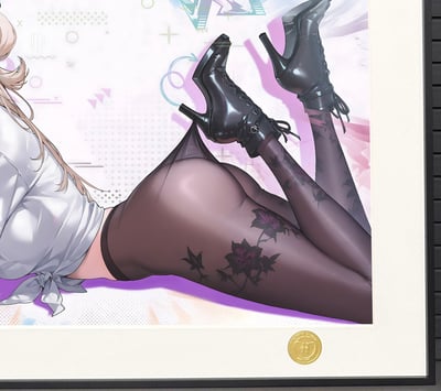 【週邊】H2工作室－鳴潮 黑絲琳奈 裝飾畫4