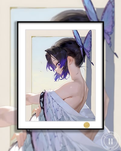 【週邊】H2工作室－鬼滅之刃 蝴蝶忍 裝飾畫1