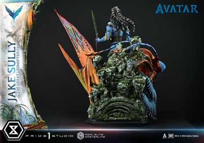 【正版授權】Prime 1 Statue－阿凡達 傑克·薩利＆獅鷹翼獸5