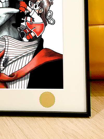 【週邊】星空工作室－阿拉蕾 大餅博士 裝飾畫5