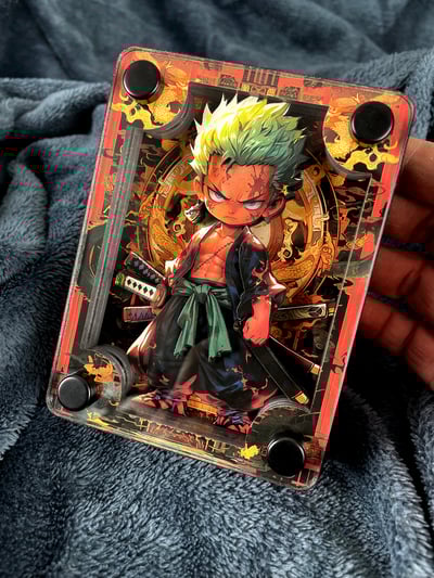 【週邊】萌萌匠-Onepiece海賊王羅羅諾亞佐羅小索隆立體壓克力磚擺台4