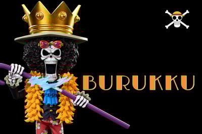 【海賊王】A+研究所-魚人島企劃 草帽團 布魯克1