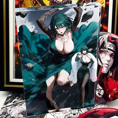 【週邊】阿喵畫社-地獄吹雪透明卡磚1