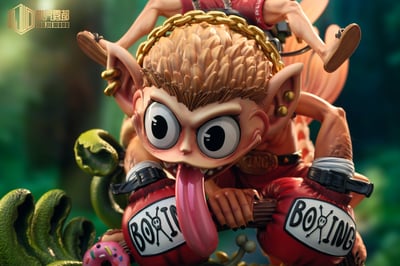 【海賊王】模界霧都 Studio-奇異森林大冒險 第四彈 路飛&魚尾猴6