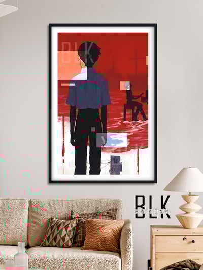 【週邊】巴洛克－新世紀福音戰士 再見EVA 裝飾畫&冰箱貼4