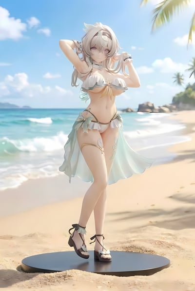 【崩壞】亮鏟塗裝工作室－流螢 水著Ver.1