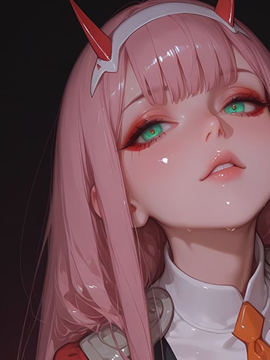 【週邊】巴洛克－DARLING in the FRANXX 仰頭零二 裝飾畫&冰箱貼2